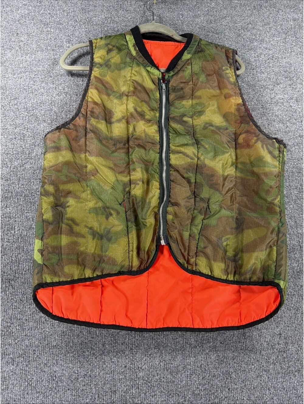Vintage Reversible Quilted Vest- No Tag
